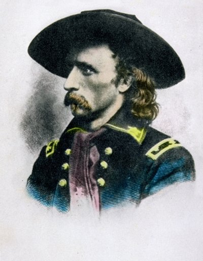 George Armstrong Custer (colorazione successiva) da American School